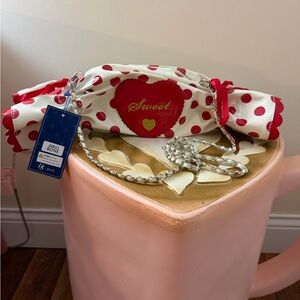 DS Bags Valentine’s Day Sweet Candy Crossbody Purse with Ribbon Tied Ends